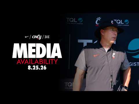 Bearcats HC Scott Satterfield talks to the media about depth and more ahead of the season