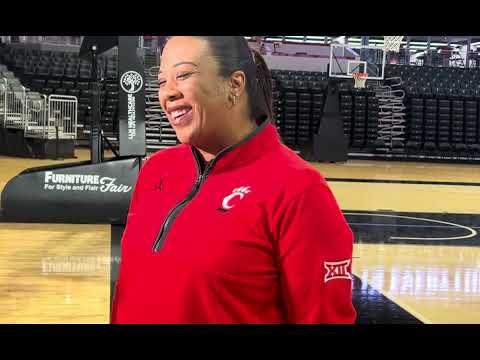 WBB: Bearcats HC Katrina Merriweather talks to the media 