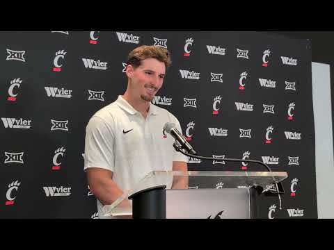 Bearcats QB JC French IV talks to media ahead of Boston College