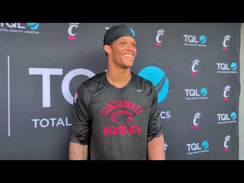 UC WR JV Gibson Discusses Fall Camp "Kenny Worthy talks the most out of the DBs"