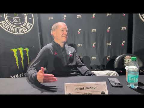 Bearcats HC Jerrod Calhoun at Big 12 Media Day