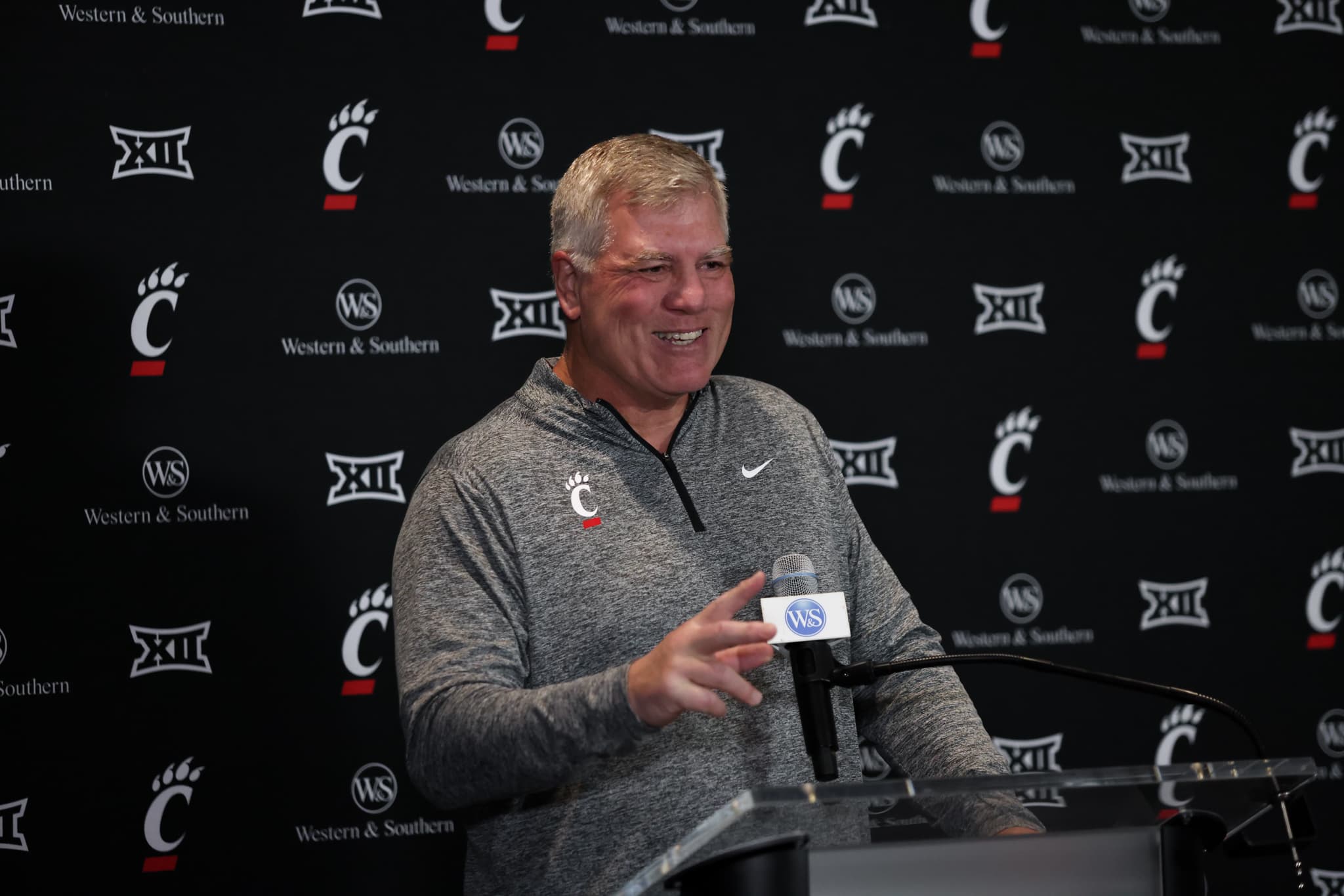 Video: Bearcats HC Satterfield, DC Woody and OL Tengesdahl talk to media ahead of Spring Ball