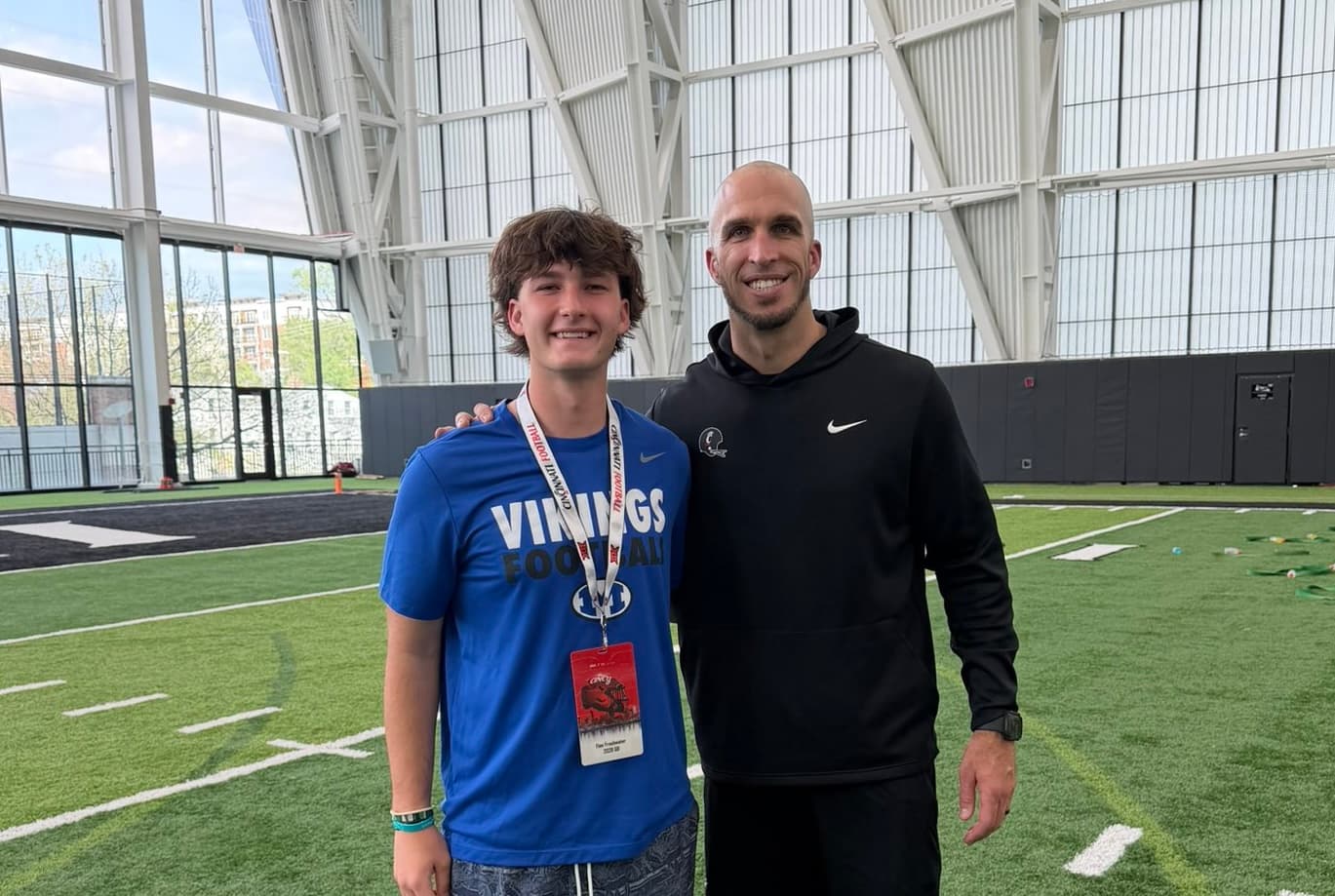 Miamisburg HS (OH) QB Finn Freshwater talks UC visit and other programs interest