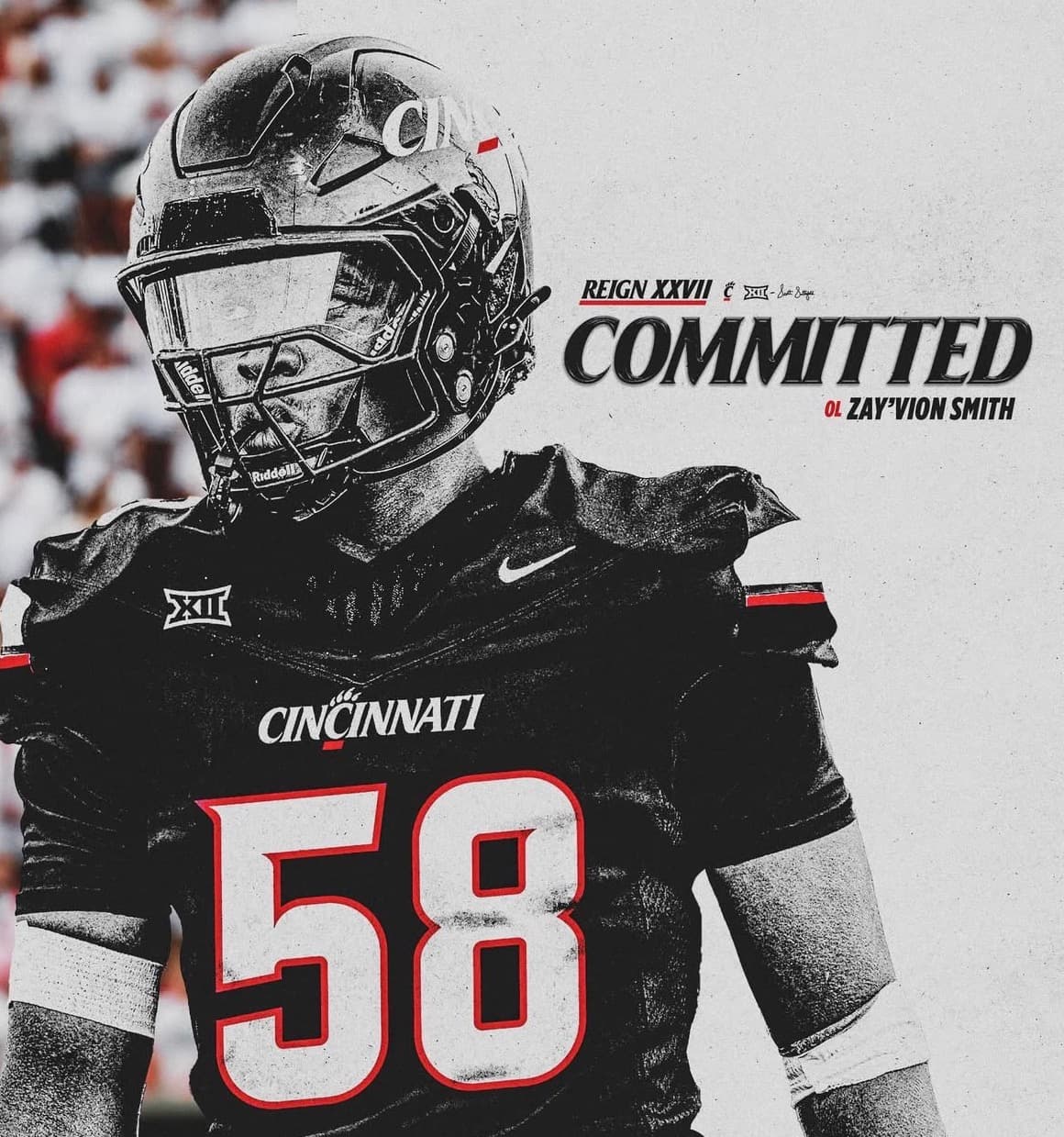 Warren G. Harding HS (OH) 3 star OT Zay’vion Smith commits to Cincinnati