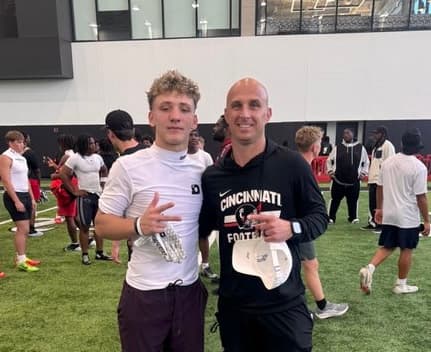 Badin HS (OH) WR Larkyn King making his rounds in the midwest article image about Badin High School