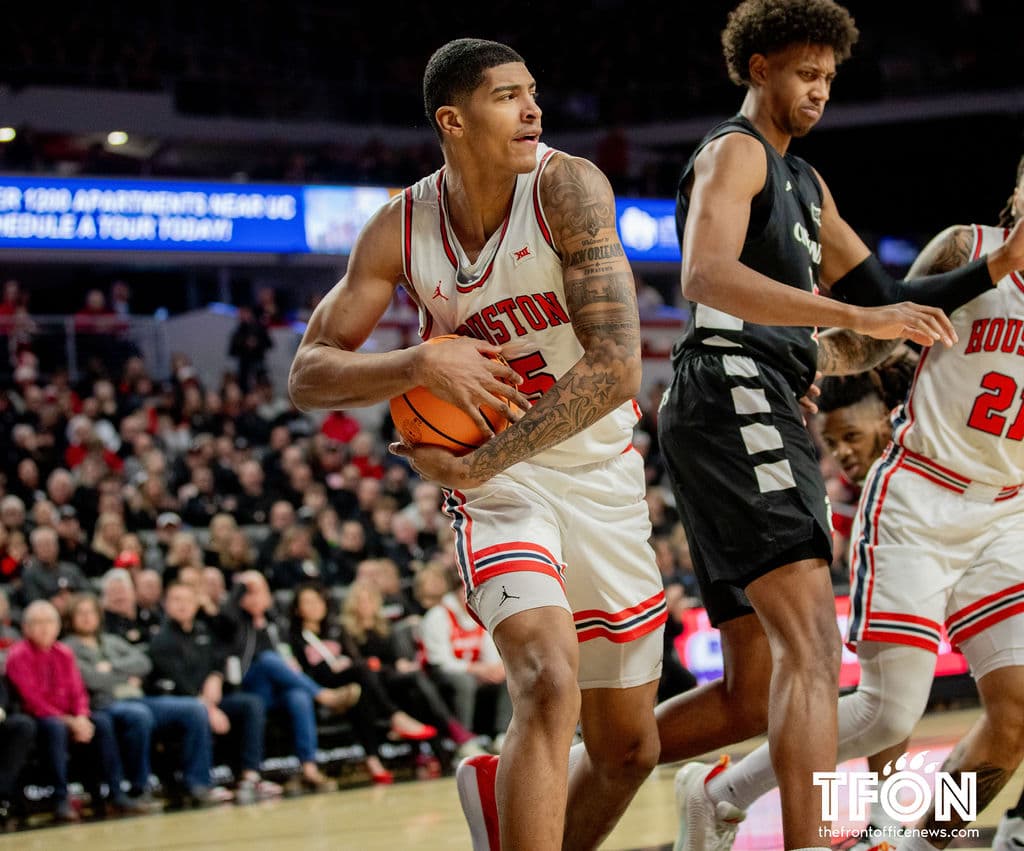 Shorthanded Bearcats not enough for No. 10/7 Houston, 76-54