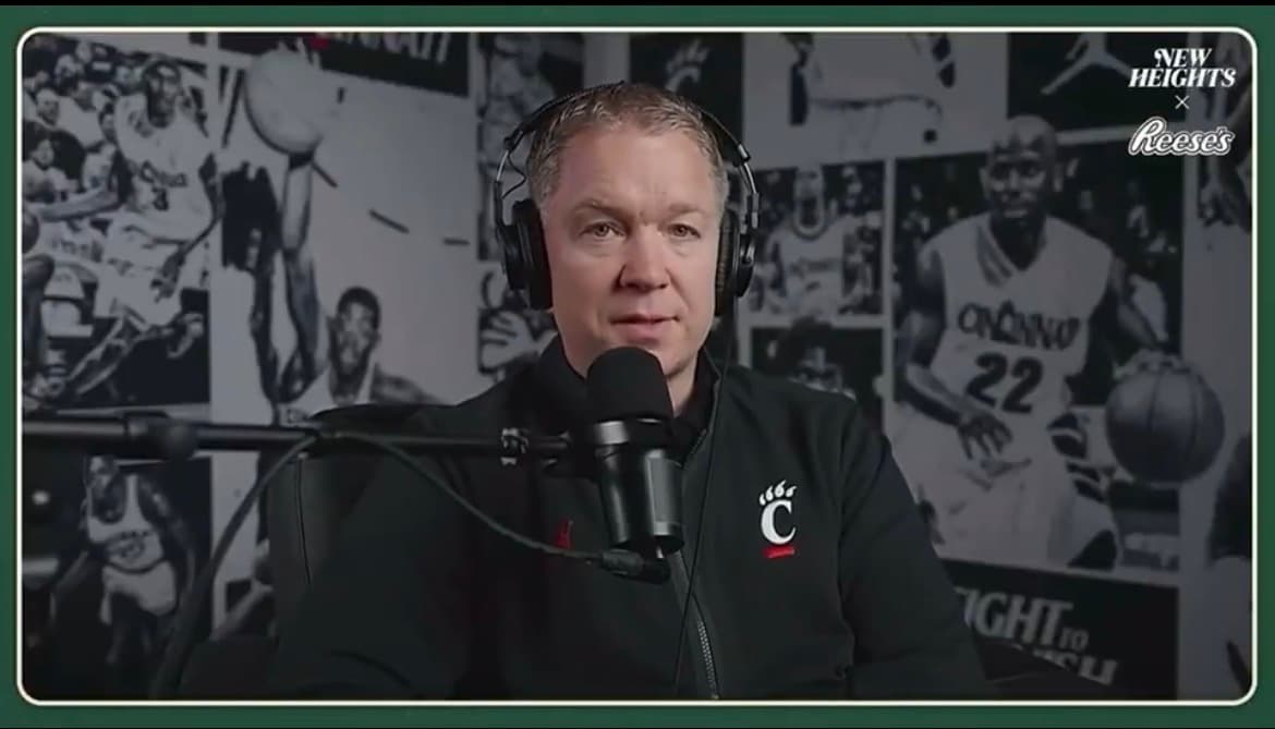 Watch: UC HC Jerrod Calhoun was a guest on the New Heights Podcast