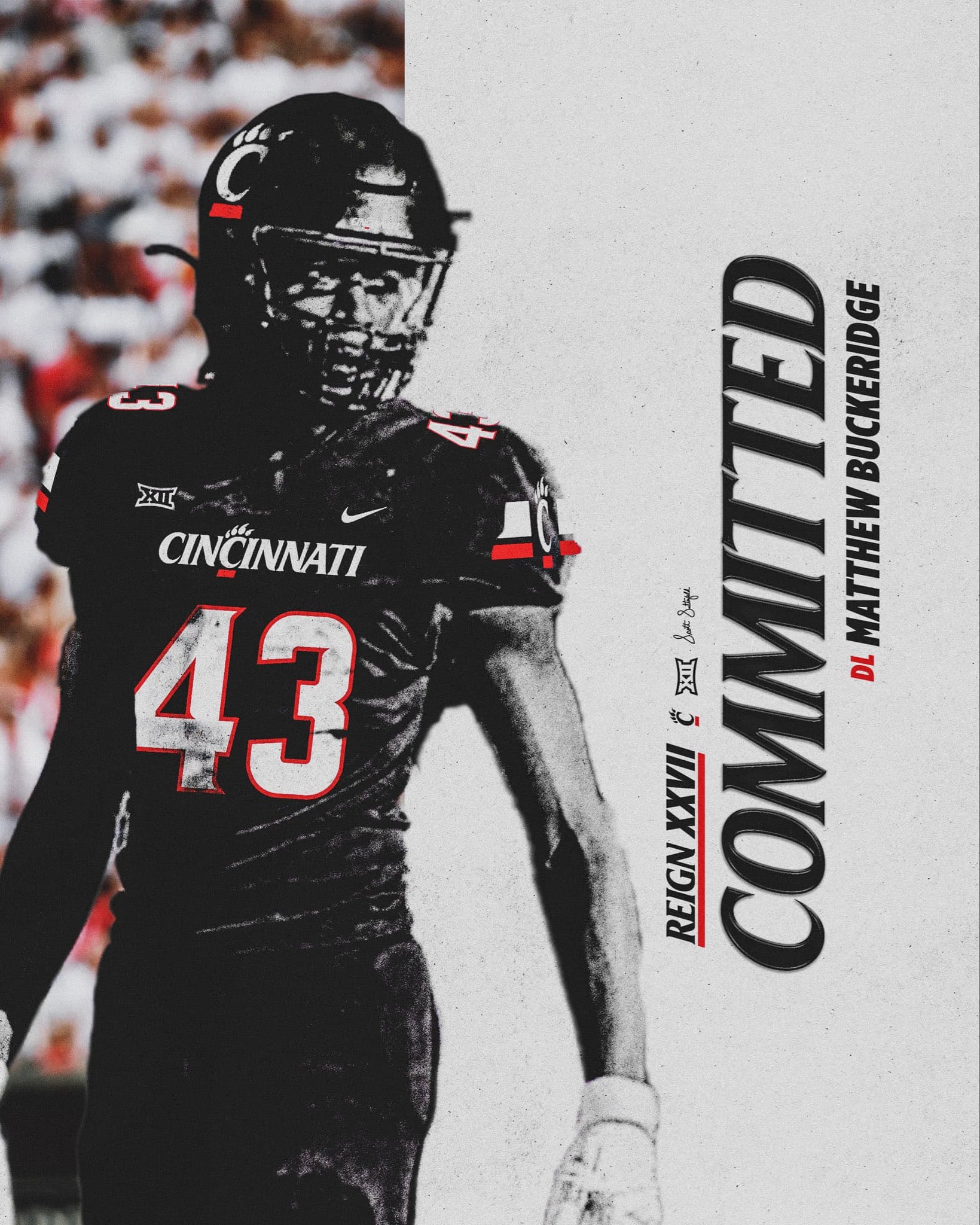 Huron Heights (ON) DE Matthew Buckeridge commits to Cincinnati article image about Canada
