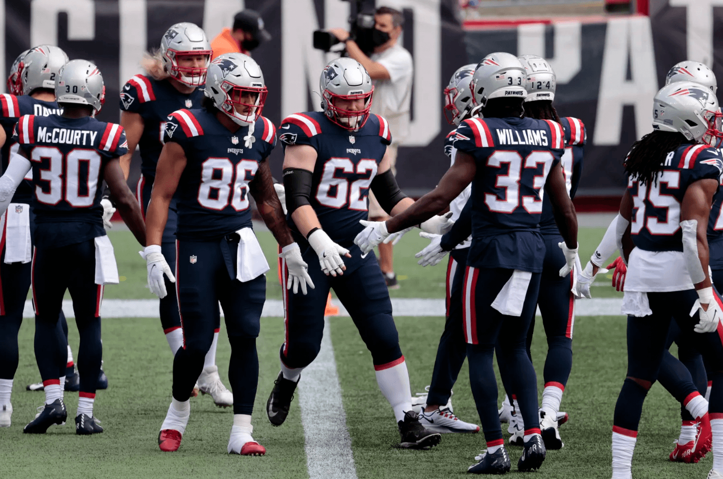 New England Patriots banner