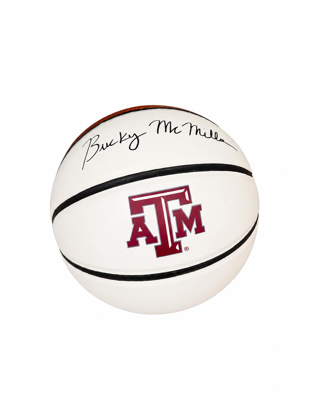 Bucky Signed Basketball