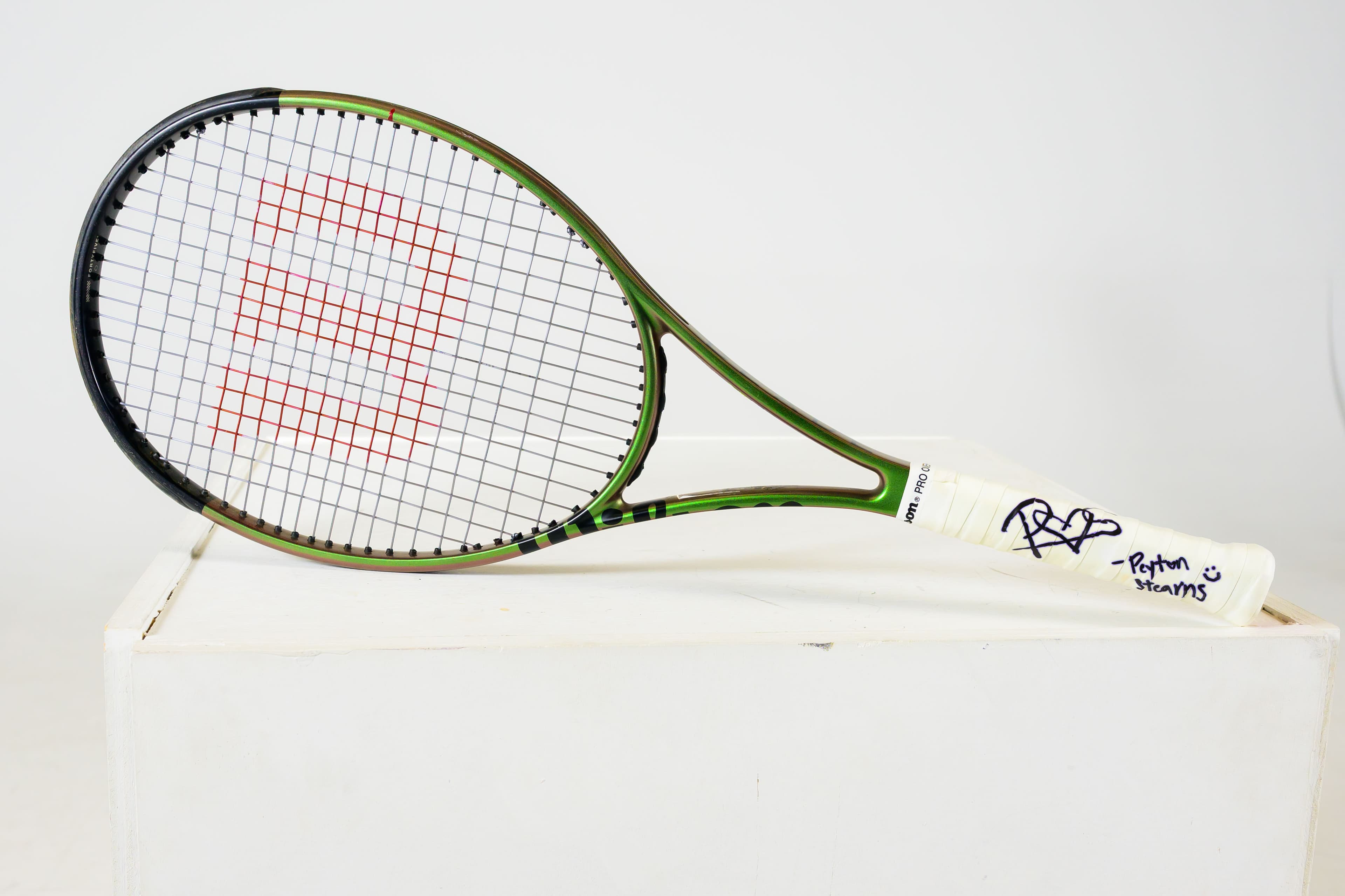 Autographed Tennis Racket – Peyton Stearns