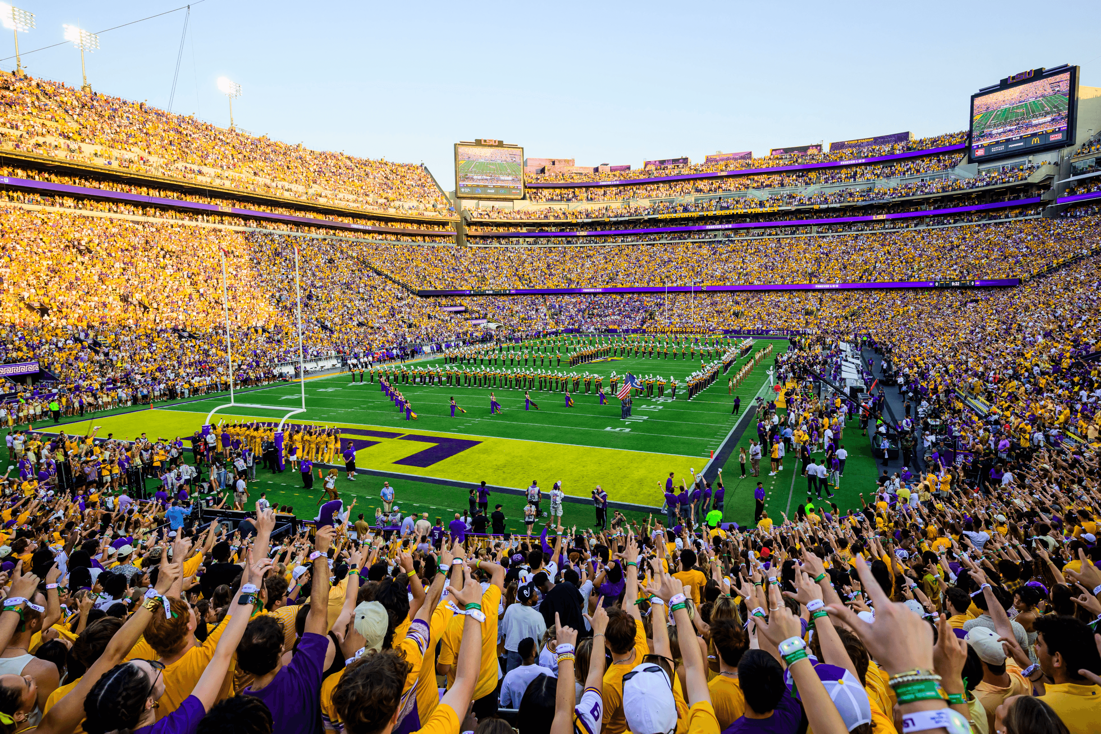 VIP Gameday experience with the LSU Football team