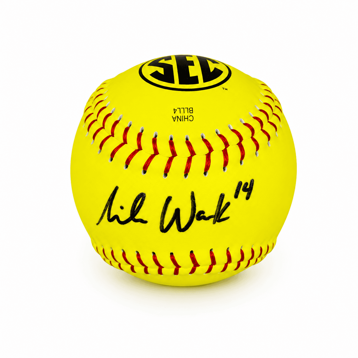 #14 Micaela Wark Signed Softball