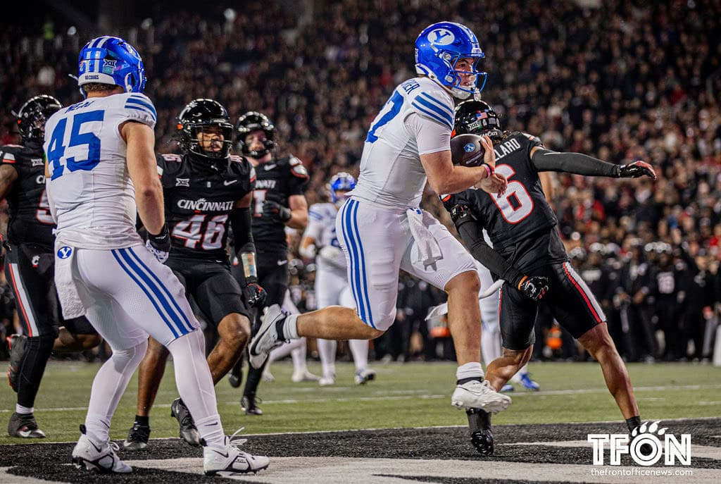 No. 11 BYU defeats Bearcats, 26-14, eliminate Cincinnati from Big 12 Championship contention