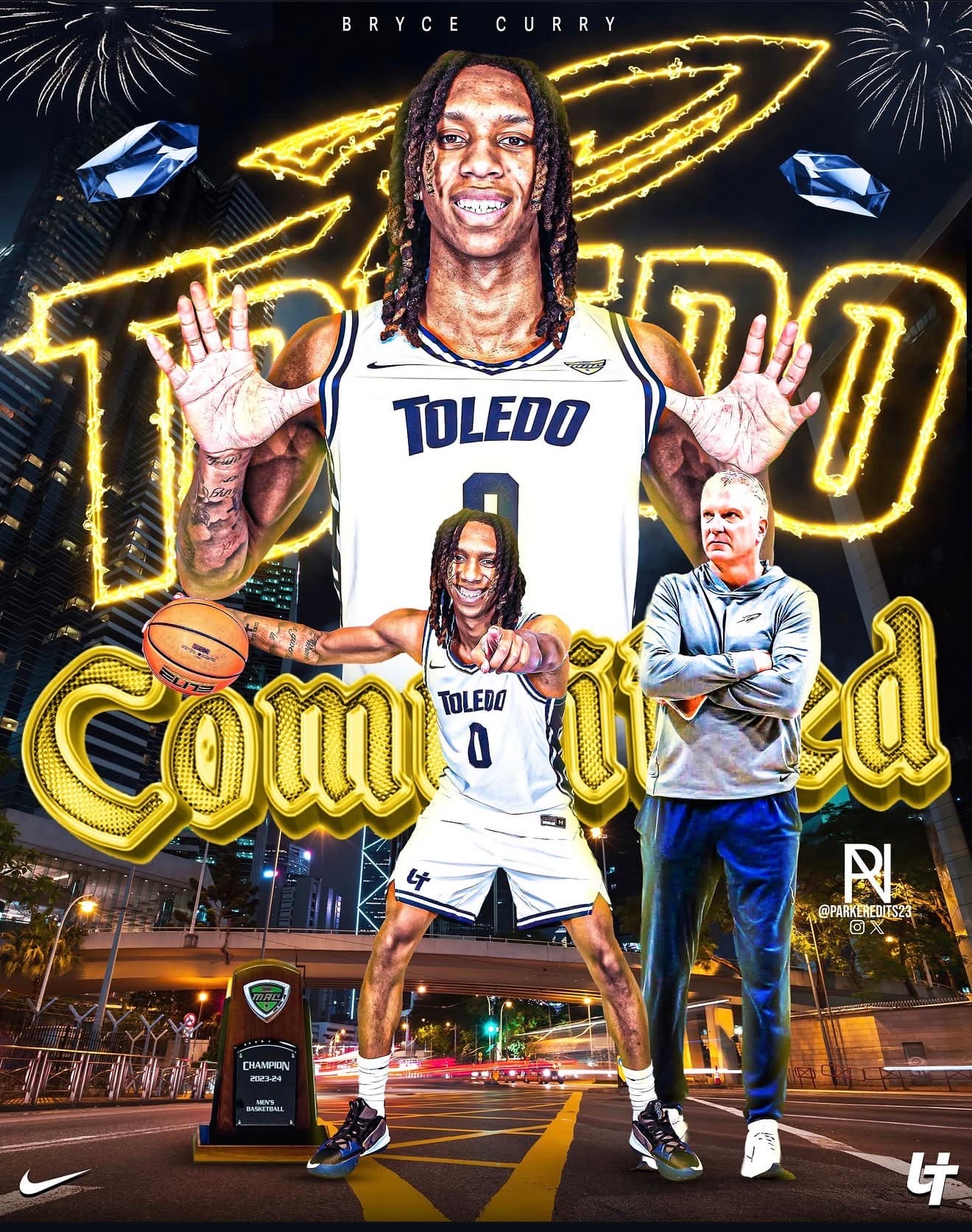 2027 high-three star guard Bryce Curry discusses commitment to Toledo