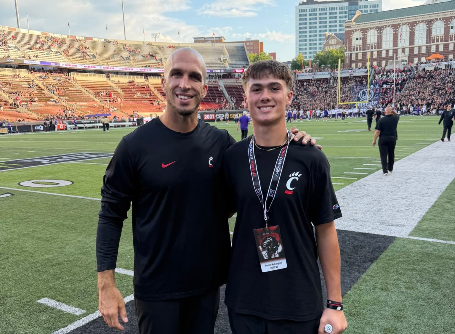 Moeller (OH) QB Hunter Mclaughlin visits Cincinnati, after first start