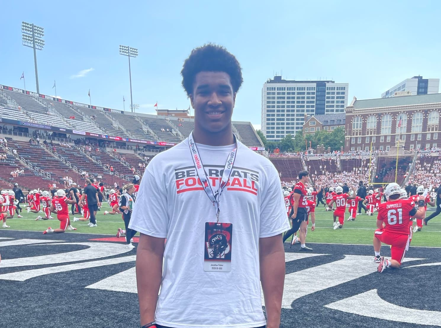 Archbishop Moeller HS (OH) DE Jonathan Fisher talks UC visit and more
